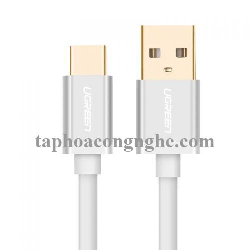 Ugreen 30465 0.5M màu TRắng Cáp USB TypeC sang USB 3.0 cao cấp US187 30030465